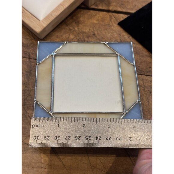 Elegant Glass & Metal Jewelry Box With signed Japan Beaded Necklace set of two p - Picture 4 of 16